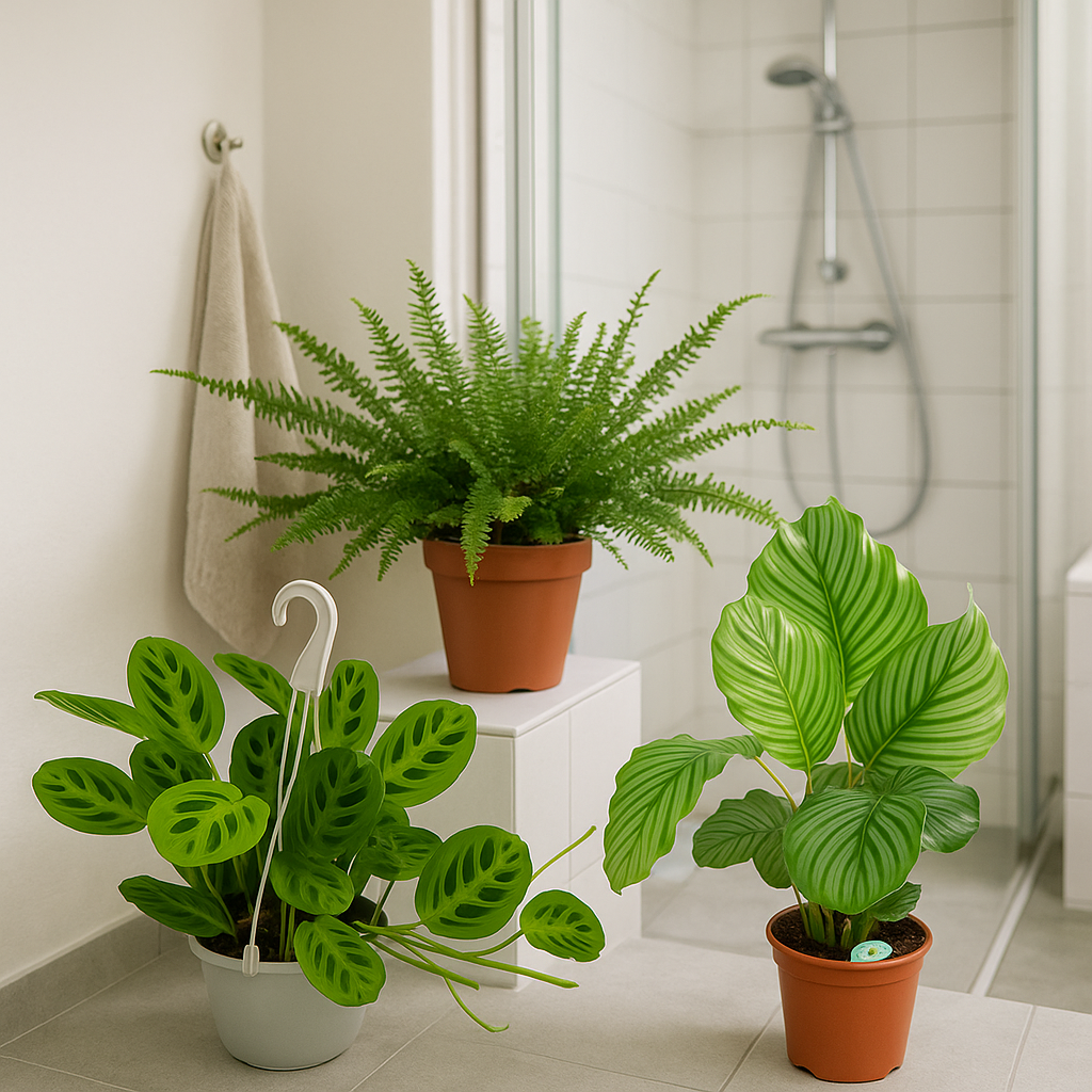 Tropisch Douchen - Set van 3 kamerplanten