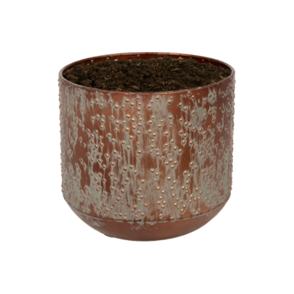 Pot Lian – Koper/Zwart (Ø15 cm)
