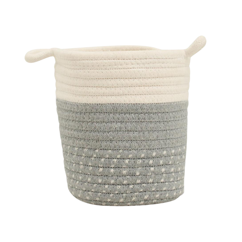 Mand Borneo – Wit/Grijs (Ø16 cm)