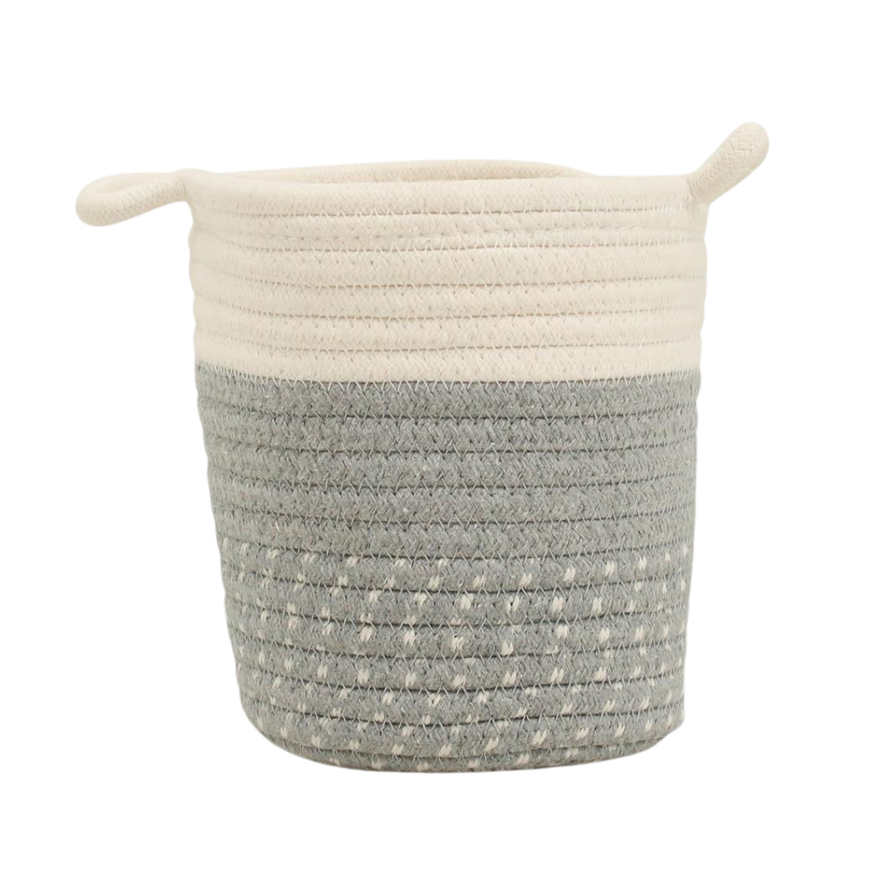 Mand Borneo – Wit/Grijs (Ø18 cm)