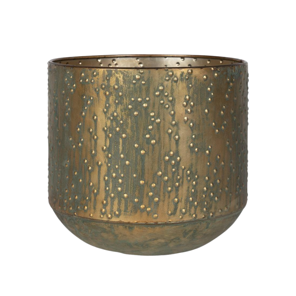 Pot Lian – Koper/Groen (Ø19 cm)