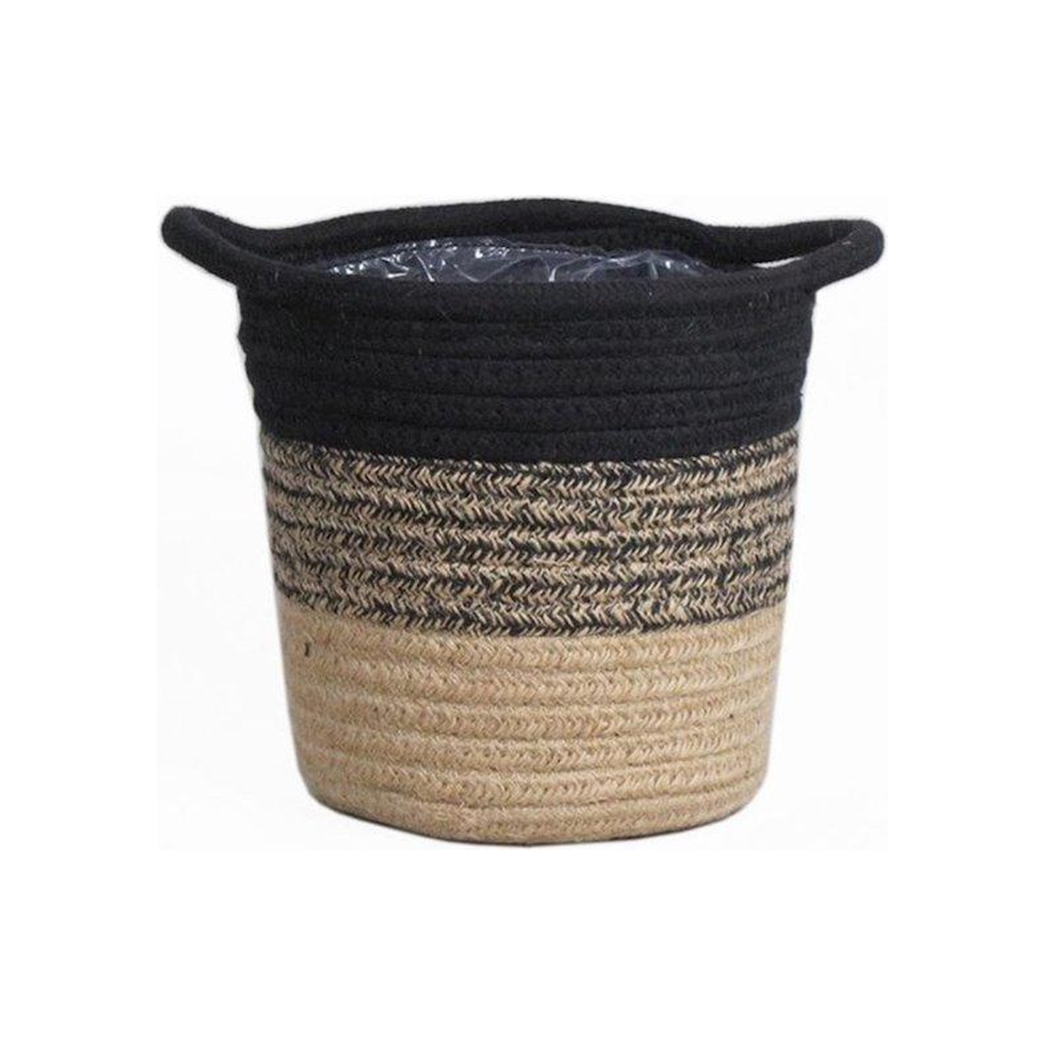 Mand Sumatra – Zwart/Grijs/Beige (Ø16 cm)