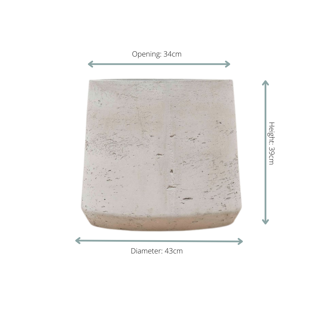 Pot Aniek – Cement (Ø43 cm)