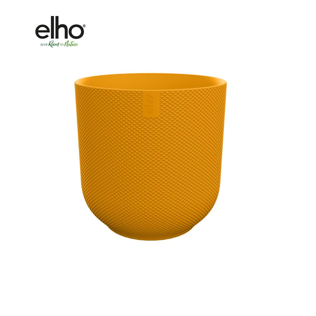 Pot Elho Jazz Round – Amber Yellow (Ø14 cm)