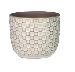 Pot Relief Mini – Wit (Ø7 cm)