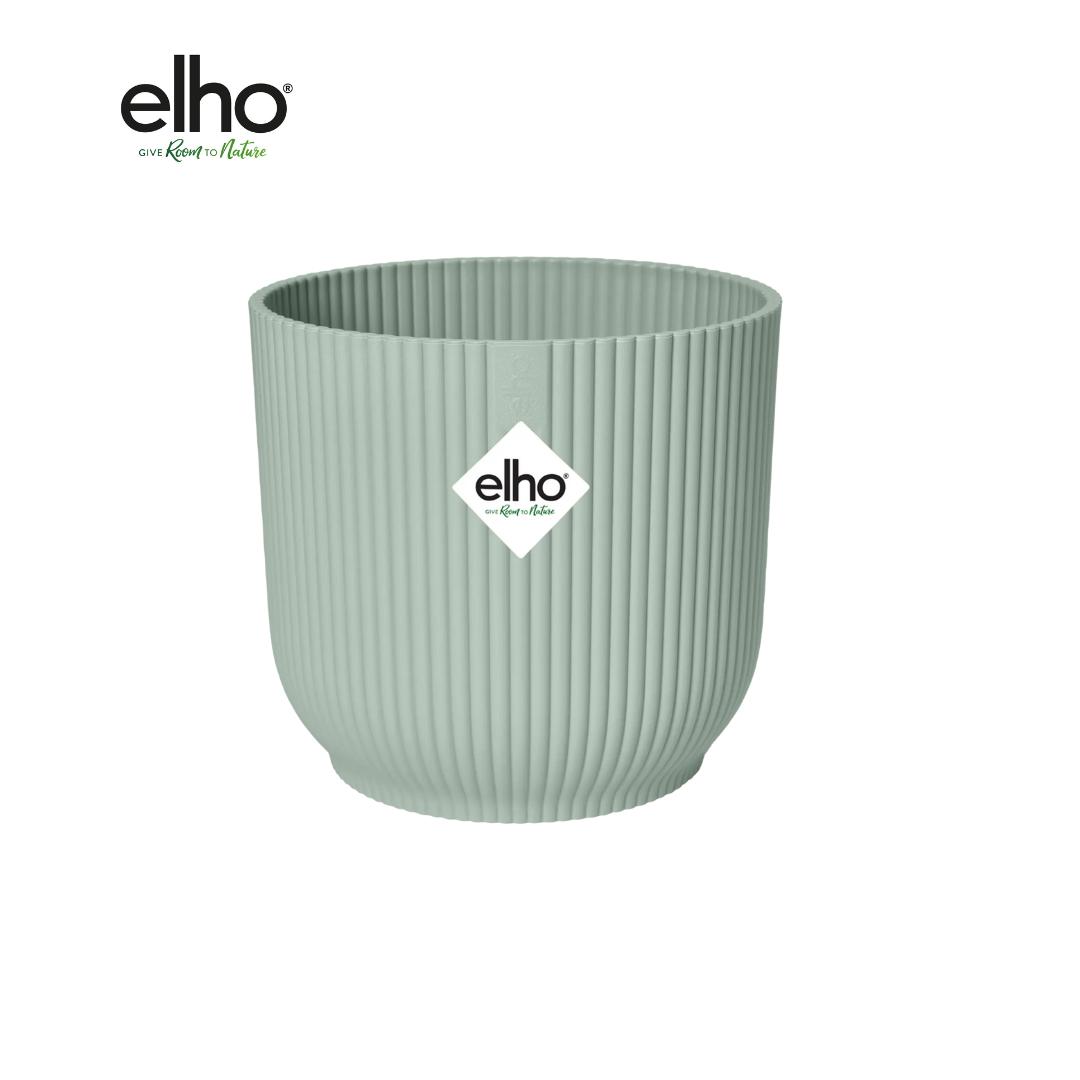 Pot Elho Vibes Fold Round – Groen (Ø14 cm)