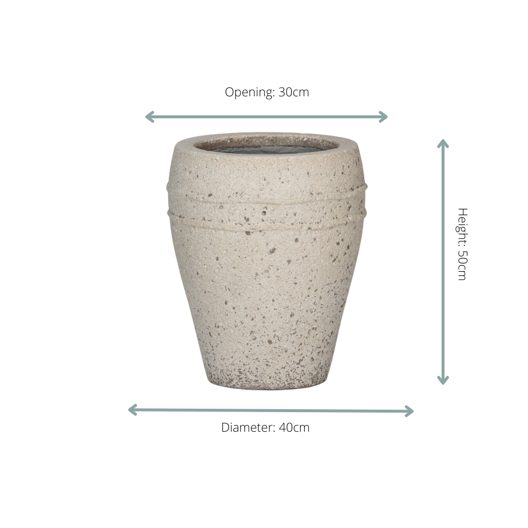 Pot Ares – Wit (Ø40 cm)