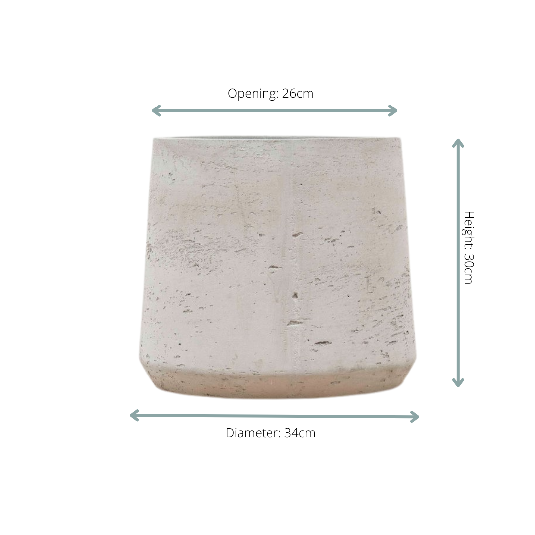 Pot Aniek – Cement (Ø34 cm)