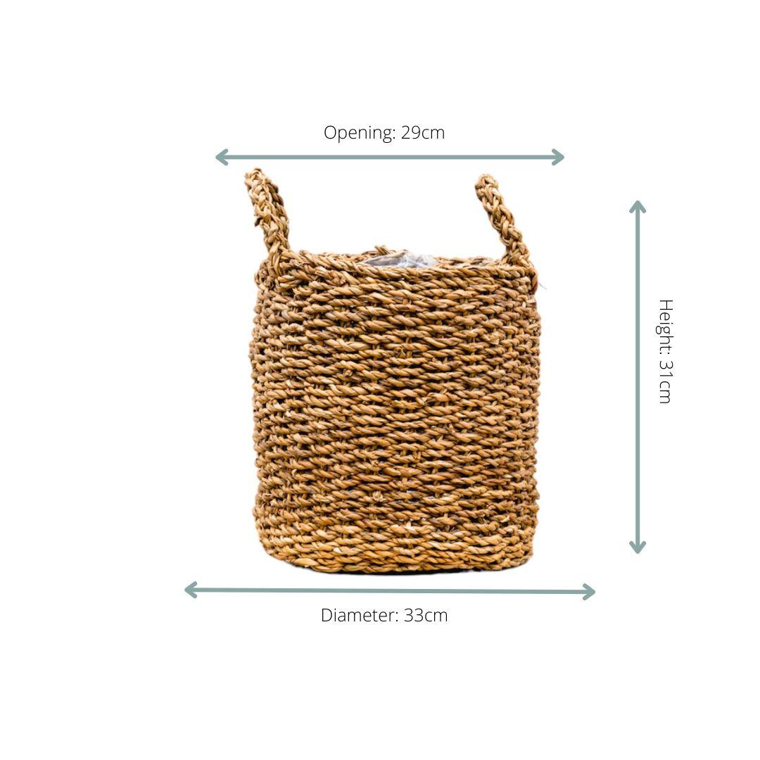 Mand Jack – Naturel (Ø34 cm)