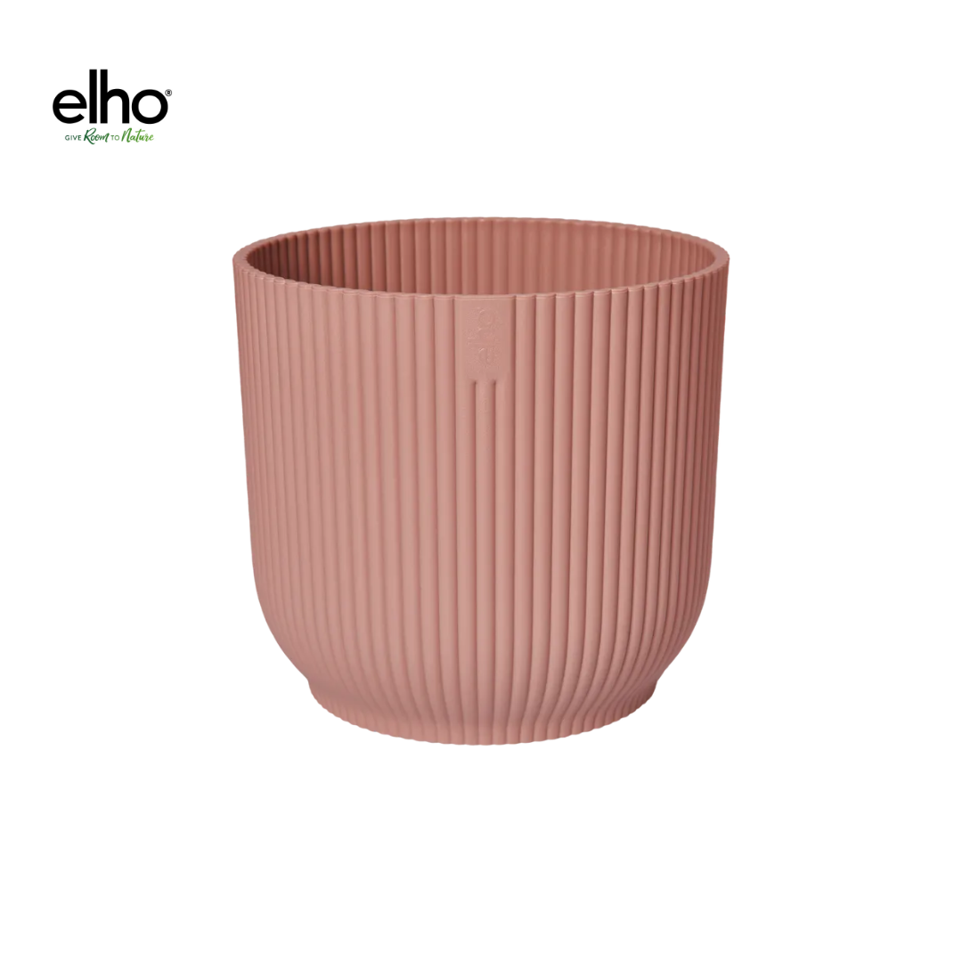 Pot Elho Vibes Fold Round – Roze (Ø14 cm)
