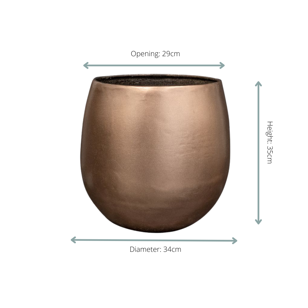 Pot Stijn – Goud (Ø34 cm)