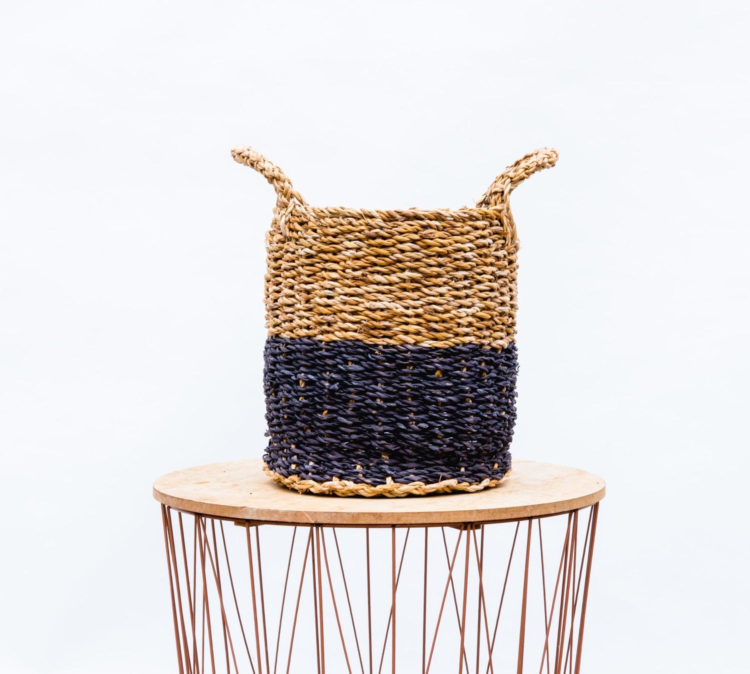 Mand Vic – Bruin/Zwart (Ø34 cm)
