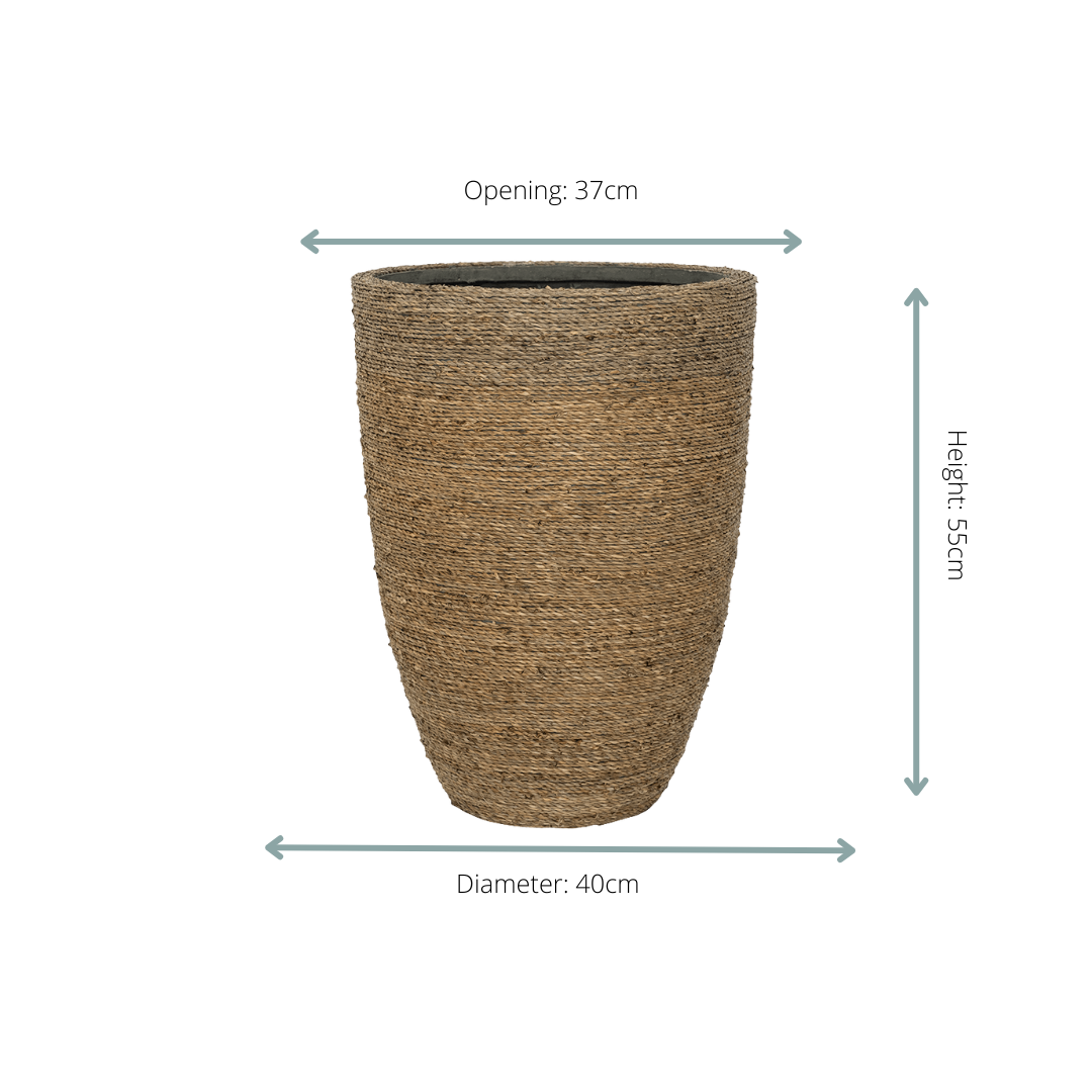Pot Ben – Straw Grass (Ø40 cm)