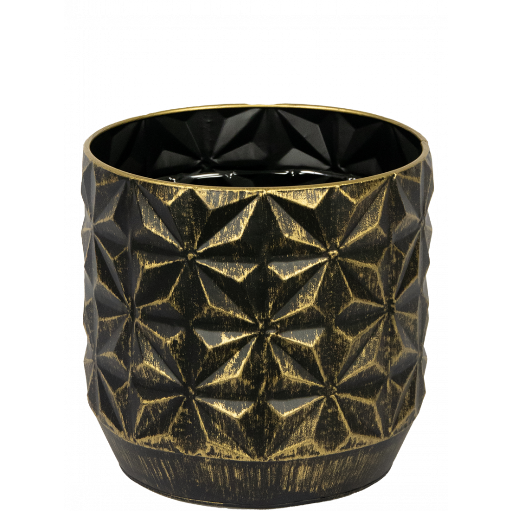 Pot Linske – Zwart (Ø13 cm)