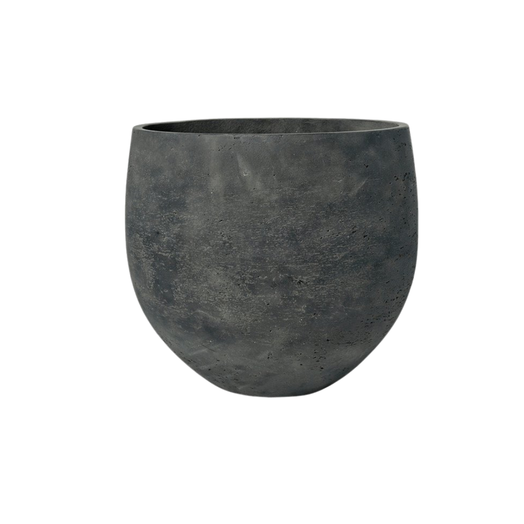 Pot Orb – Black Washed (Ø32 cm)