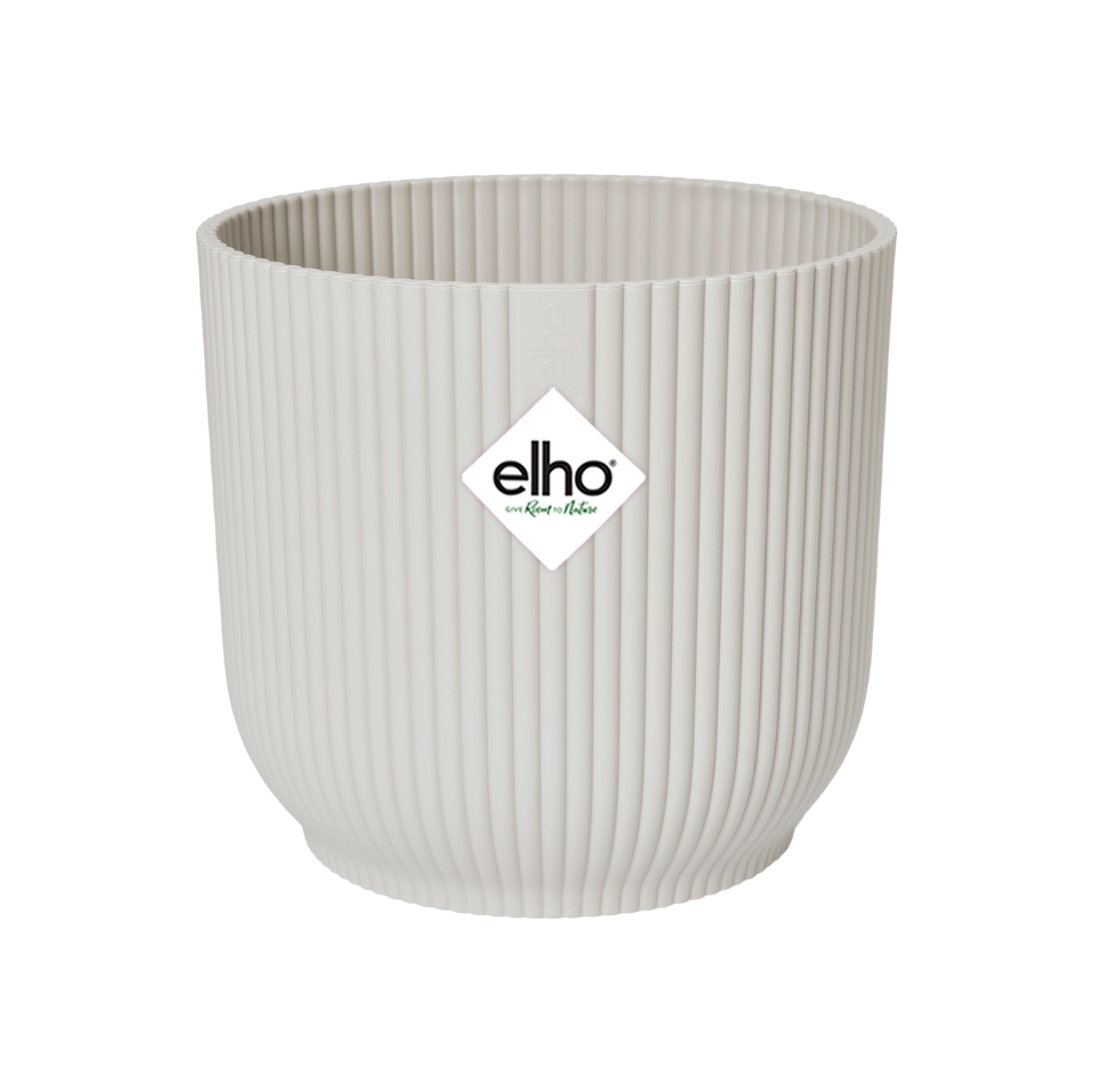 Pot Elho Vibes Fold Round – Wit (Ø14 cm)
