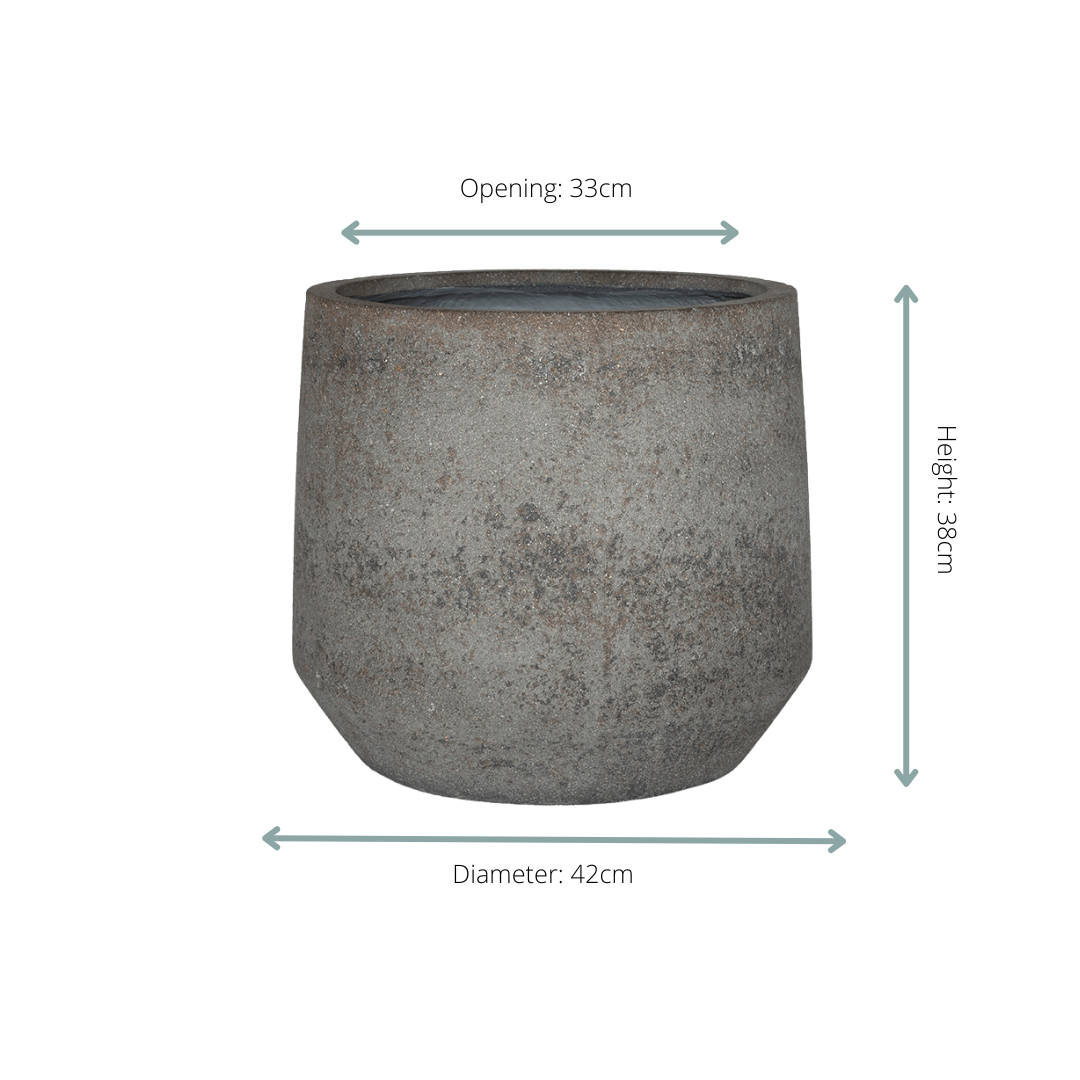 Pot Harith M – Dioriet Grey (Ø42 cm)