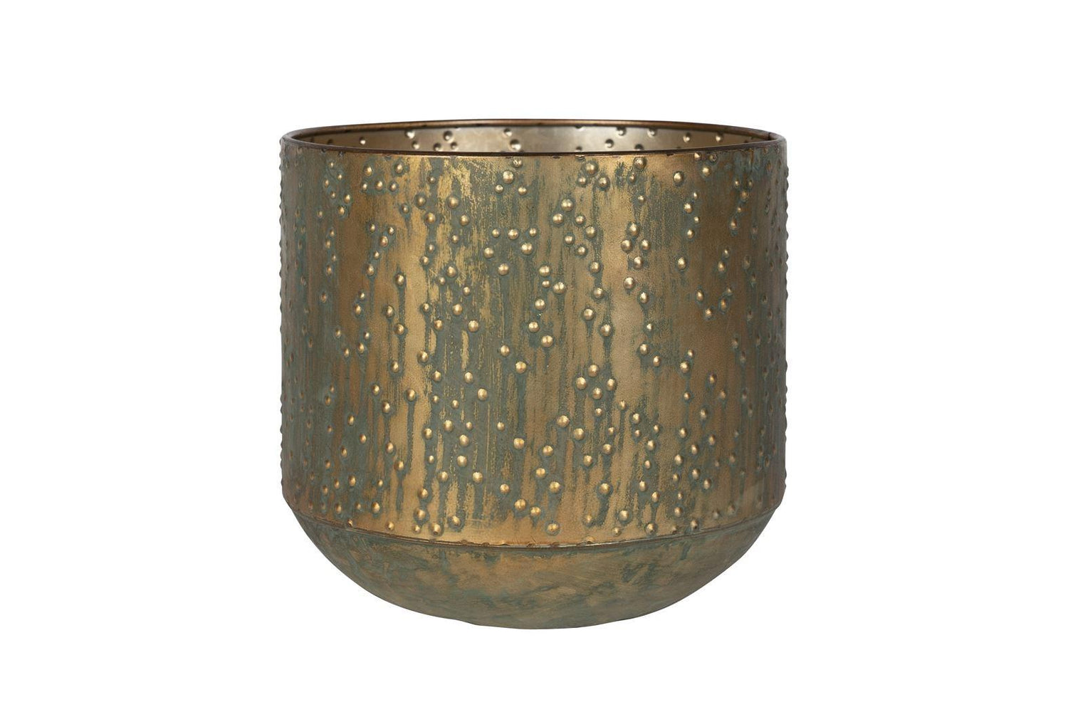 Pot Lian – Koper/Groen (Ø19 cm)